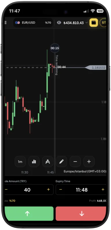 BC Option app preview